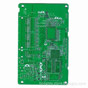 Double-sided PCB with FR-4 Material, 35um Copper Thickness and Green Solder Mask